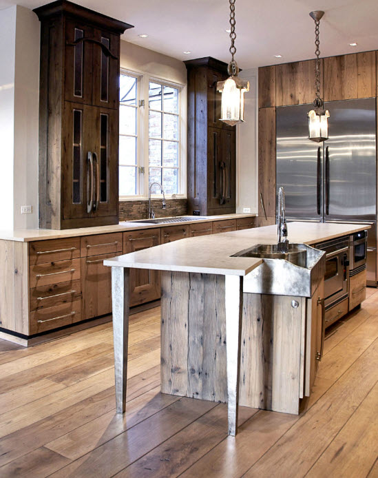 Modern Rustic Kitchens